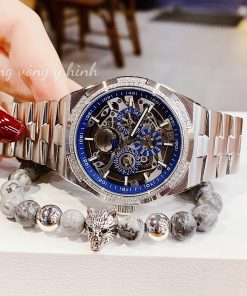 Đồng hồ nam chính hãng Hanboro đính đá Swarovski 42mm (2)