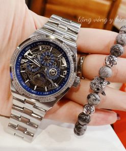 Đồng hồ nam chính hãng Hanboro đính đá Swarovski 42mm (2)