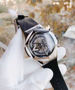 Đồng hồ nam chính hãng Hanboro máy lộ cơ 42mm (2)