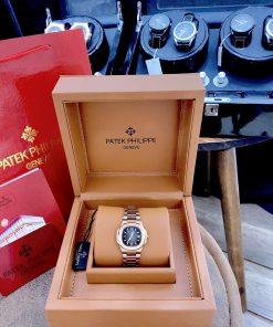 Đồng hồ nữ Patek Philippe Nautilus dây kim loại Fake giá rẻ 32mm (2)