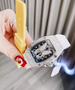 Đồng hồ nữ chính hãng Hanboro họa tiết cánh bướm 36mm (2)