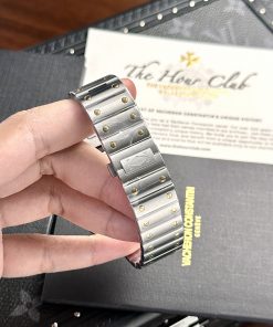 Đồng hồ Cartier Replica Santos de Cartier demi vàng BV Factory 39 (4)