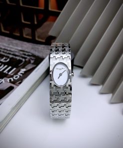 Đồng hồ Christian Dior nữ dây kim loại màu trắng siêu cấp (2)