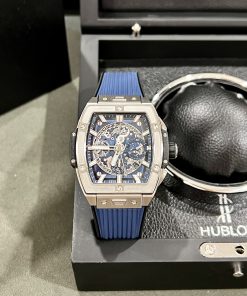 Đồng hồ Hublot Spirit Of Big Bang Replica 11 thụy sỹ màu xanh 42mm (2)