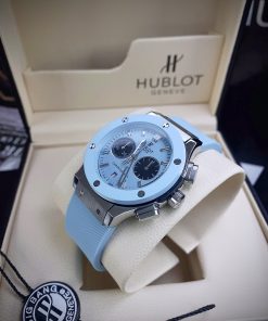 Đồng hồ Hublot giá 2 triệu Fake máy Nhật màu xanh dương Unisex 38mm (7)