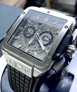 Đồng hồ Hublot nam máy Nhật Fake cao cấp Big Bang Square 42mm