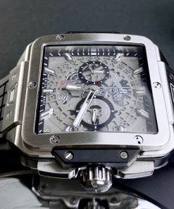 Đồng hồ Hublot nam máy Nhật Fake cao cấp Big Bang Square 42mm