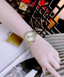 Đồng hồ Michael Kors Lennox Three-Hand Mesh MK7335 Fake Cao Cấp 37mm (2)