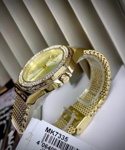 Đồng hồ Michael Kors Lennox Three-Hand Mesh MK7335 Fake Cao Cấp 37mm (2)