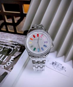 Đồng hồ Michael Kors Mini Pilot Pave MK7368 nữ đính đá Like Auth 36mm (2)