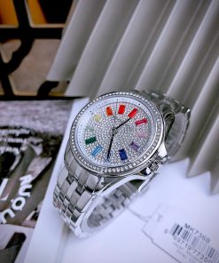 Đồng hồ Michael Kors Mini Pilot Pave MK7368 nữ đính đá Like Auth 36mm (2)