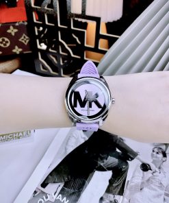 Đồng hồ Michael Kors dây cao su mặt tròn Like Auth 42mm (7)