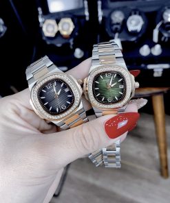 Đồng hồ Patek Philippe giá 2 triệu Nautilus nữ màu demi gold 30mm (2)