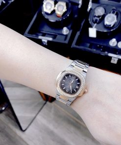 Đồng hồ Patek Philippe giá 2 triệu Nautilus nữ màu demi gold 30mm (2)