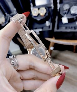 Đồng hồ Patek Philippe nữ máy Nhật giá rẻ màu vàng hồng 32mm