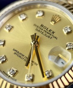 Đồng hồ Rolex DateJust Replica 11 nữ dây kim loại EW Factory 31mm (2)