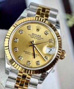 Đồng hồ Rolex DateJust Replica 11 nữ dây kim loại EW Factory 31mm (2)