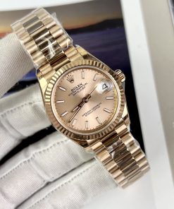 Đồng hồ Rolex DateJust Rose Gold Rep 11 Thụy Sỹ EW Factory 31mm (2)