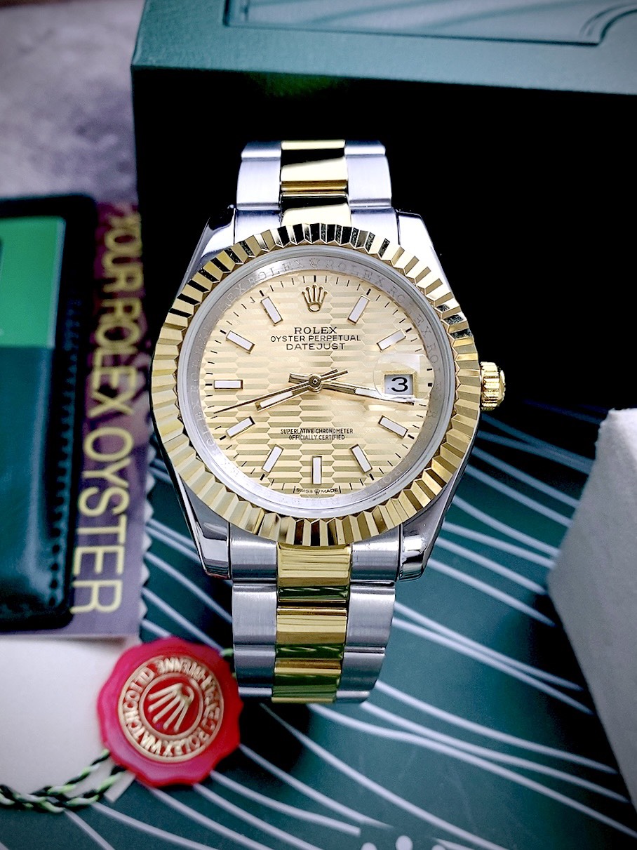 Đồng hồ Rolex Datejust máy Nhật Super fake mặt nếp gấp 41mm (2) Đồng hồ Rolex Datejust máy Nhật Super fake mặt nếp gấp 41mm