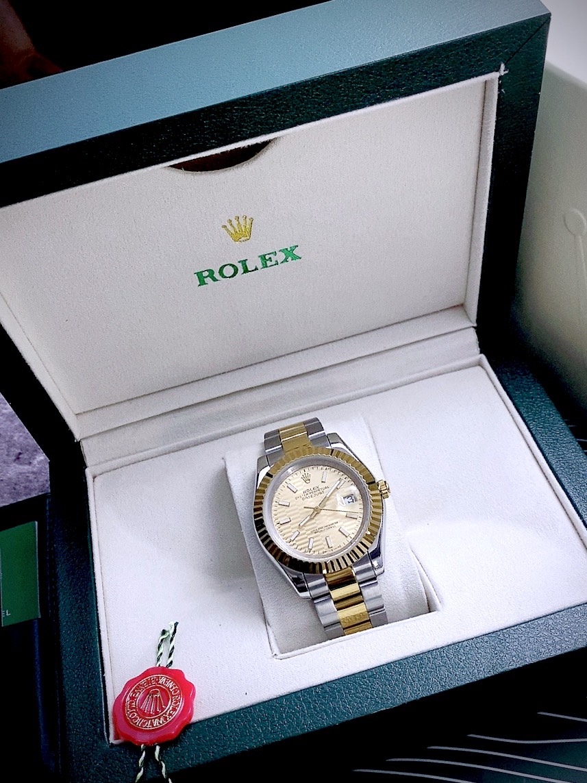 Đồng hồ Rolex Datejust máy Nhật Super fake mặt nếp gấp 41mm (6) Đồng hồ Rolex Datejust máy Nhật Super fake mặt nếp gấp 41mm