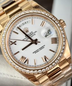 Đồng hồ Rolex Day-Date Replica 11 nam đính đá EW Factory 40mm (2)