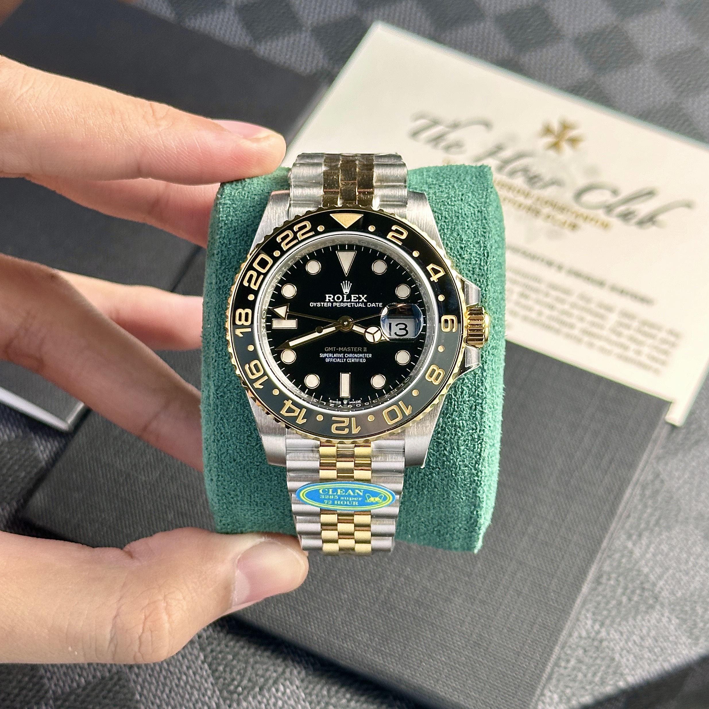 Đồng hồ Rolex GMT-Master ll Dây Jubilee Rep 11 Cao Cấp Clean Factory 40mm (3) Đồng hồ Rolex GMT-Master ll Dây Jubilee Rep 11 Cao Cấp Clean Factory 40mm (2)