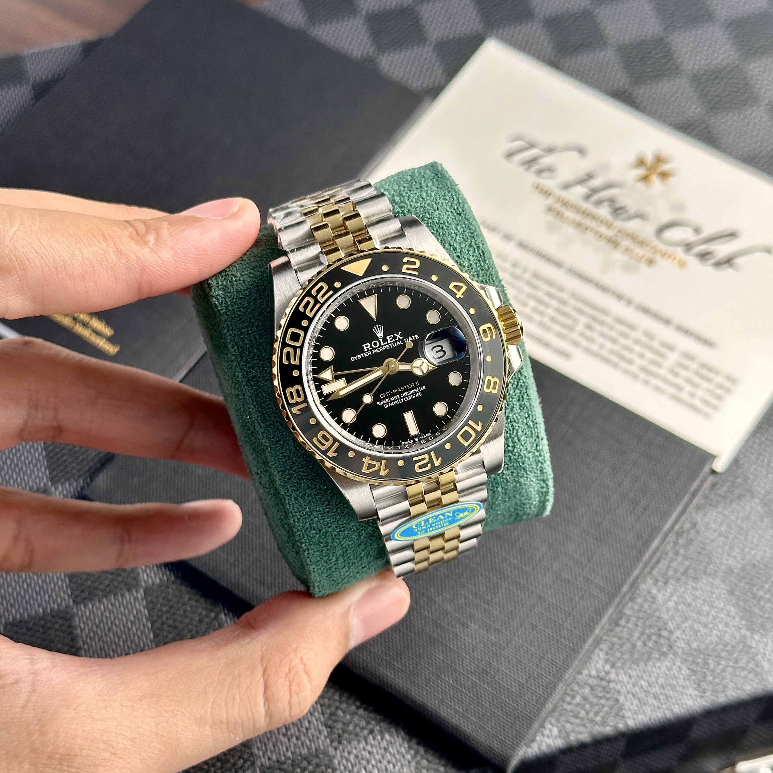 Đồng hồ Rolex GMT-Master ll Dây Jubilee Rep 11 Cao Cấp Clean Factory 40mm (4) Đồng hồ Rolex GMT-Master ll Dây Jubilee Rep 11 Cao Cấp Clean Factory 40mm (2)