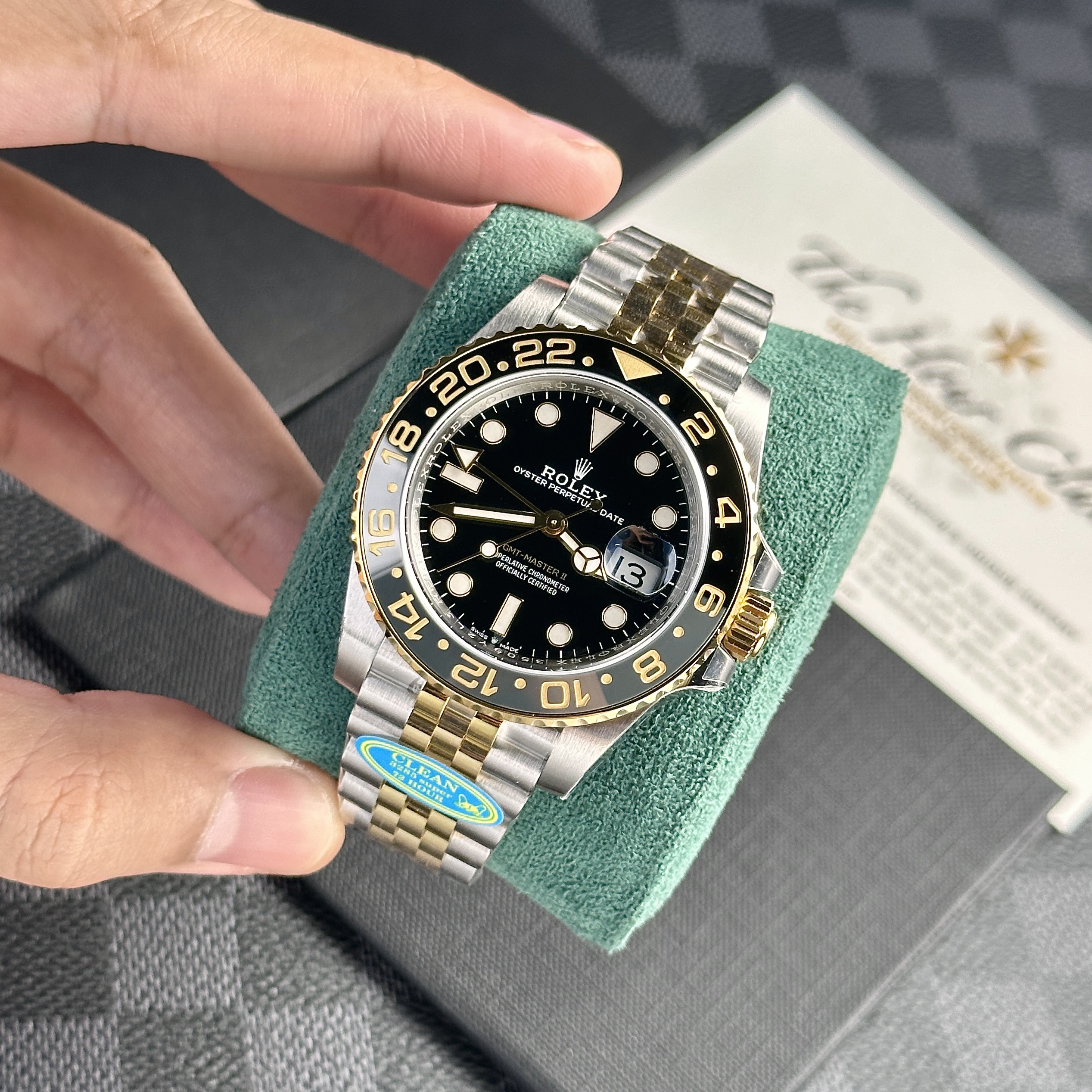 Đồng hồ Rolex GMT-Master ll Dây Jubilee Rep 11 Cao Cấp Clean Factory 40mm (5) Đồng hồ Rolex GMT-Master ll Dây Jubilee Rep 11 Cao Cấp Clean Factory 40mm (2)
