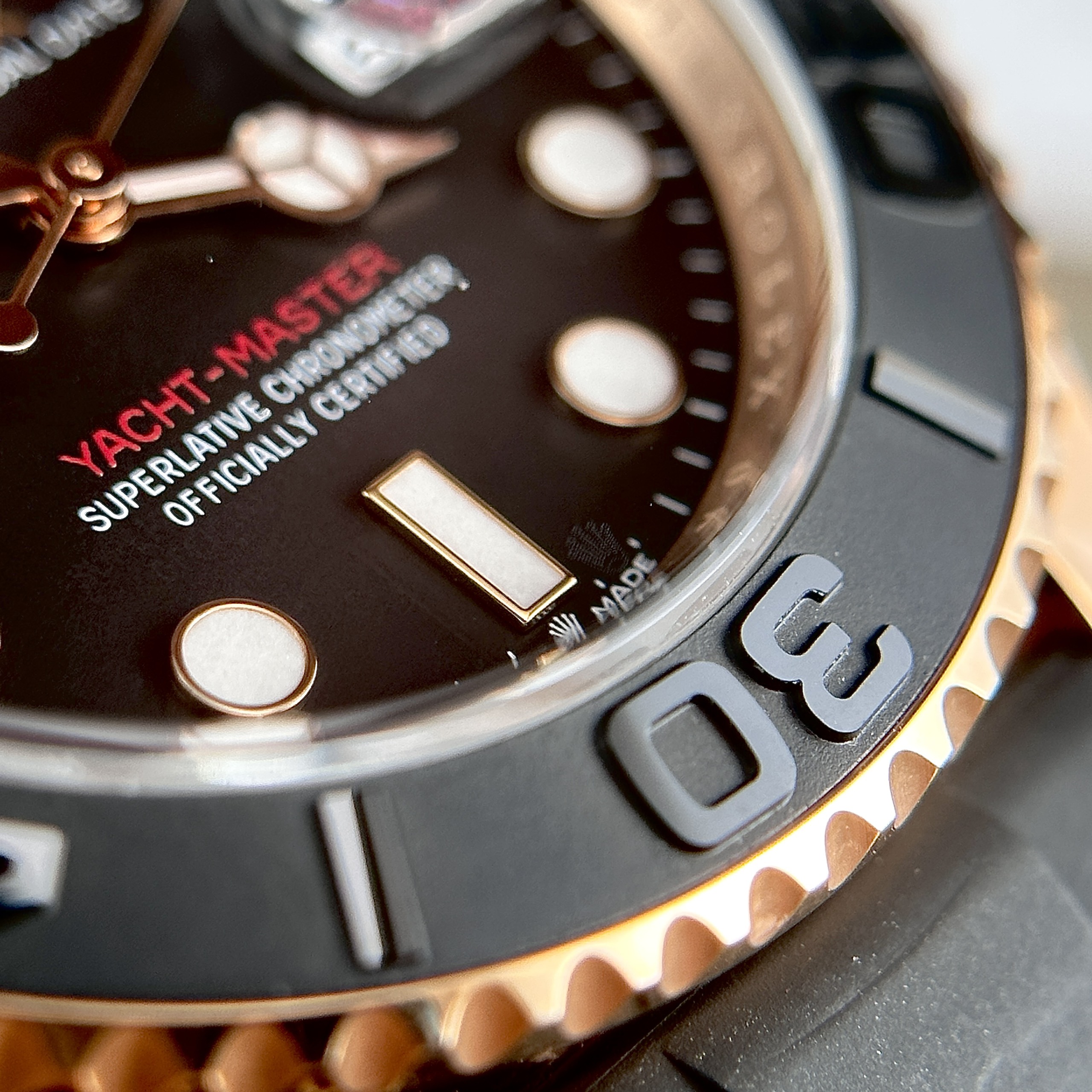 Đồng hồ Rolex Yacht-Master Rose Gold Replica 11 Clean Factory 40mm (6) Đồng hồ Rolex Yacht-Master Rose Gold Replica 11 Clean Factory 40mm (2)