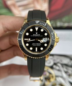 Đồng hồ Rolex Yacht-Master màu vàng gold Replica 11 Clean Factory 42mm (2)