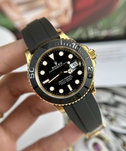Đồng hồ Rolex Yacht-Master màu vàng gold Replica 11 Clean Factory 42mm (2)