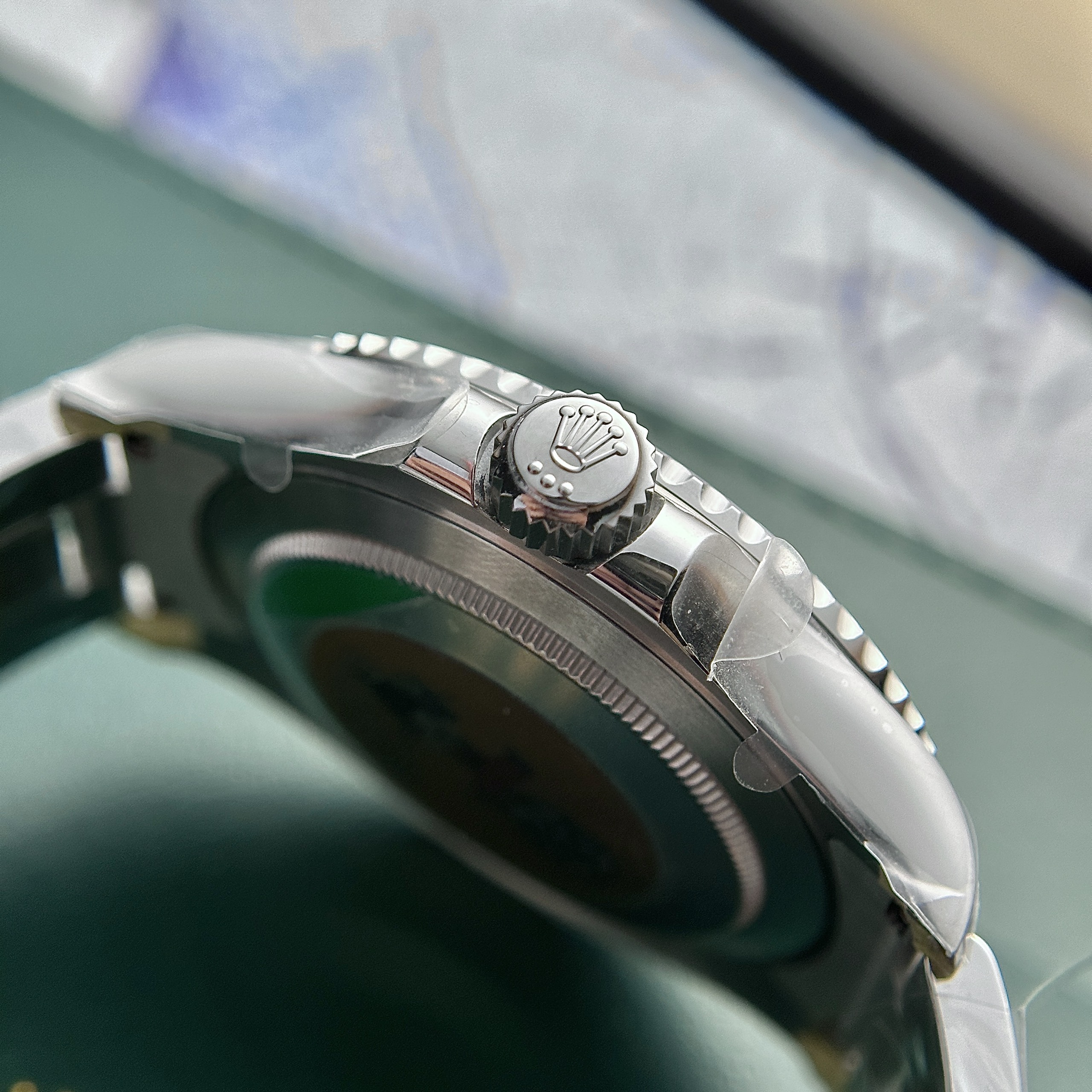 Đồng hồ Rolex Yacht-Master nam mặt xám Rep 11 Cao Cấp Clean Factory 40mm (6) Đồng hồ Rolex Yacht-Master nam mặt xám Rep 11 Cao Cấp Clean Factory 40mm (2)