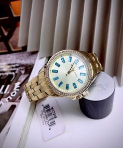 Đồng hồ nữ Michael Kors Mini Pilot Pave MK7366 Like Auth 36mm (2)