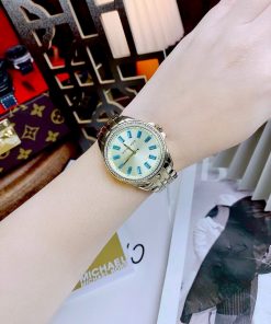 Đồng hồ nữ Michael Kors Mini Pilot Pave MK7366 Like Auth 36mm (2)