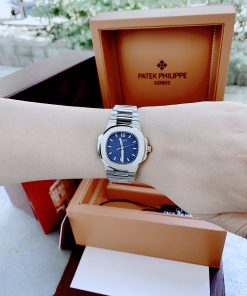 Đồng hồ nữ Patek Philippe giá rẻ dòng Nautilus dây thép trắng 32mm