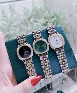 Đồng hồ nữ Rolex Cellini dây kim loại Demi mặt vuông 34mm (1)