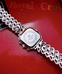 Đồng hồ nữ Royal Crown đính đá mặt xà cừ Like Auth 30mm