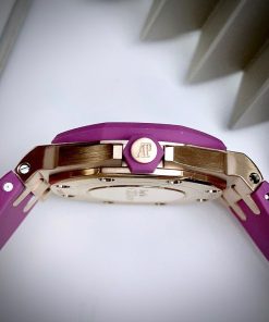 Đồng hồ Audemars Piguet Royal Oak Offshore Rose Gold màu tím Fake 11 37mm (2)