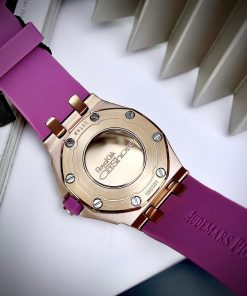 Đồng hồ Audemars Piguet Royal Oak Offshore Rose Gold màu tím Fake 11 37mm (2)