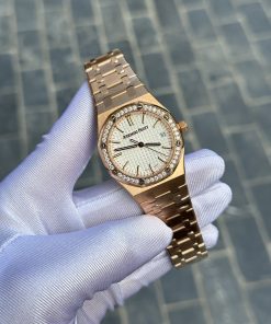 Đồng hồ Audemars Piguet Royal Oak Rose Gold Rep 11 Máy Cơ Thụy Sỹ 33mm (2)