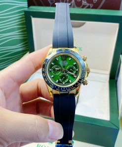 Đồng hồ Rolex Daytona nam mặt xanh lá cây Fake giá rẻ 40mm (2)