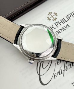 Đồng hồ Rolex Replica 11 Cellini Dual Time nam mặt trắng 39mm (2)