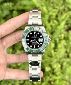 Đồng hồ Rolex Submariner Replica 11 viền gốm Ceramic màu xanh Clean Factory 40mm (2)