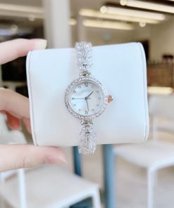 Đồng hồ chính hãng Davena 61638 nữ mặt khảm xà cừ 26mm (2)