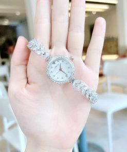 Đồng hồ chính hãng Davena 61638 nữ mặt khảm xà cừ 26mm (2)