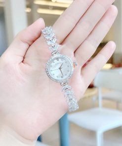 Đồng hồ chính hãng Davena 61638 nữ mặt khảm xà cừ 26mm (2)