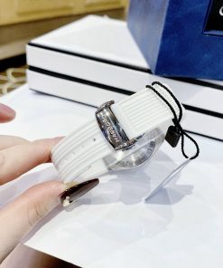 Đồng hồ chính hãng Hanboro nữ màu trắng đính đá 36mm (2)
