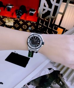 Đồng hồ nữ Audemars Piguet Royal Oak Offshore màu đen Fake 11 Cao Cấp 37mm (2)