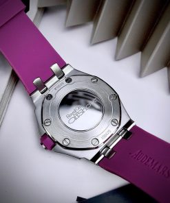 Đồng hồ nữ Audemars Piguet Royal Oak Offshore màu tím Fake máy Nhật 37mm (2)