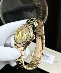 Đồng hồ nữ Michael Kors Vàng Gold Like Auth máy pin Nhật 36mm (2)